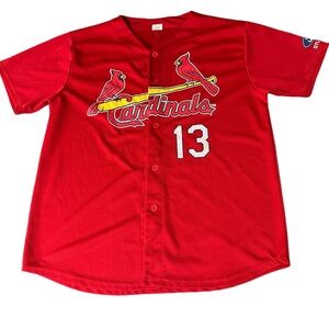 St Louis Cardinals Mens XL Jersey Matt Carpenter Red Ford Baseball Sz XL
